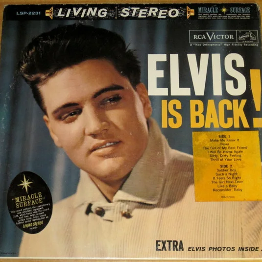 Cover of Elvis Is Back!