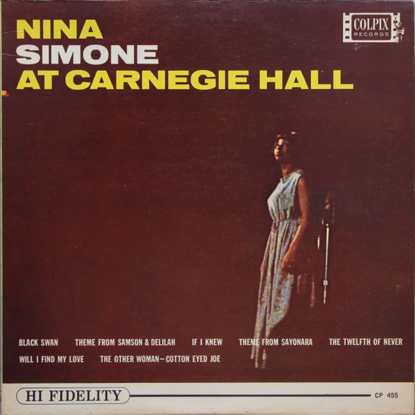 Cover of Nina Simone At Carnegie Hall