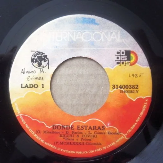 Cover of Dónde Estarás / Me Enamoro De Ti