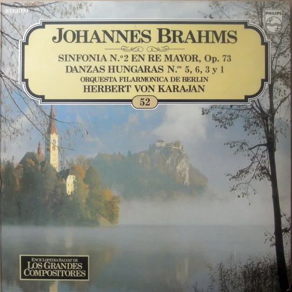 Cover of Sinfonía No. 2 En Re Mayor, Op. 73 / Danzas Húngaras Nos. 5, 6, 3 y 1