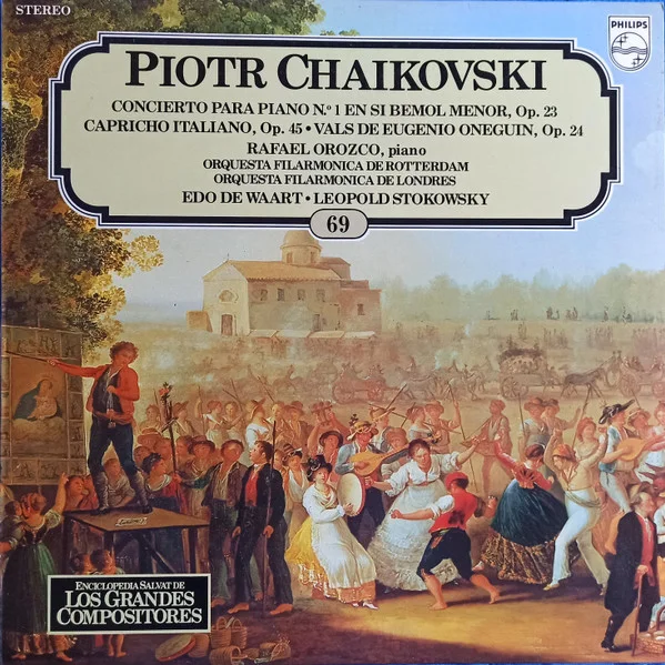 Cover of Concierto Para Piano No. 1 En Si Bemol Menor, Op. 23 - Capricho Italiano Op. 45 - Vals De Eugenio Oneguin, Op. 24