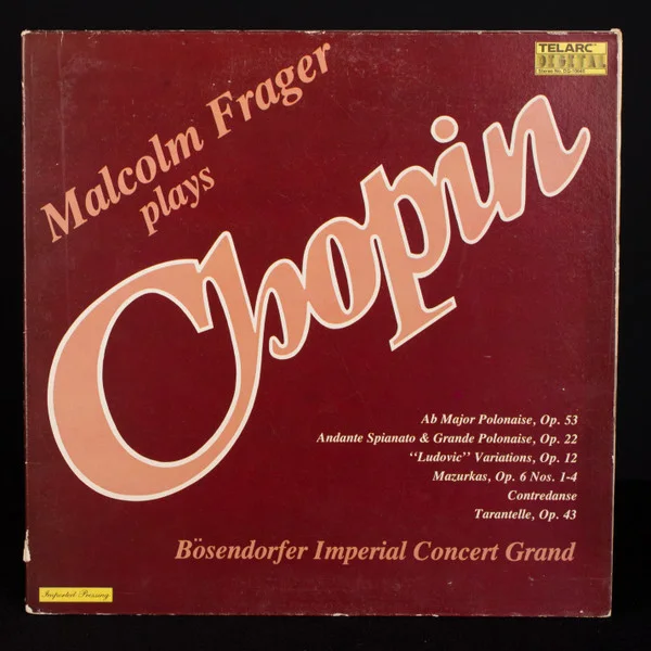 Cover of Malcolm Frager Plays Chopin