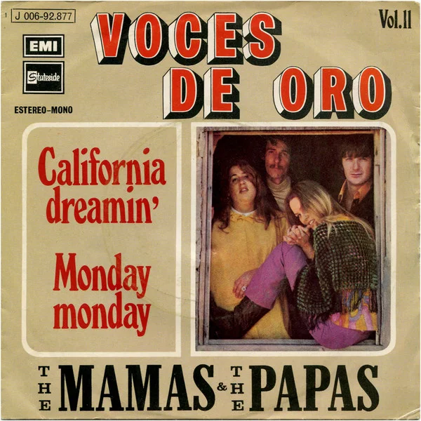 Cover of California Dreamin' / Monday Monday
