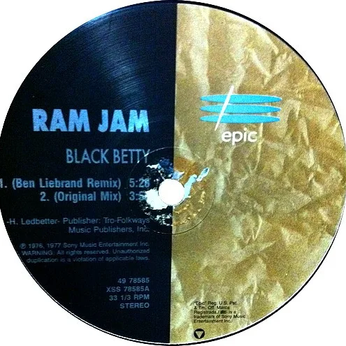 Cover of Black Betty / Play That Funky Music