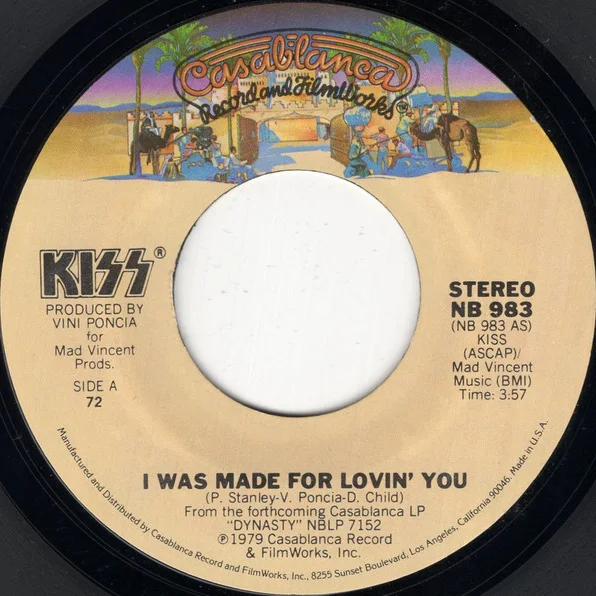 Cover of I Was Made For Lovin' You / Hard Times