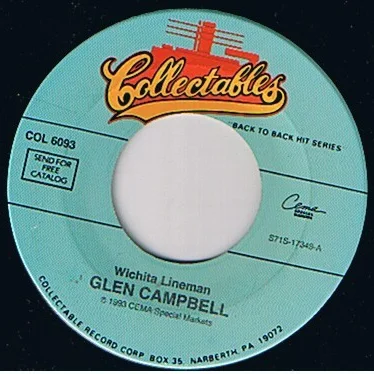Cover of Wichita Lineman / Galveston