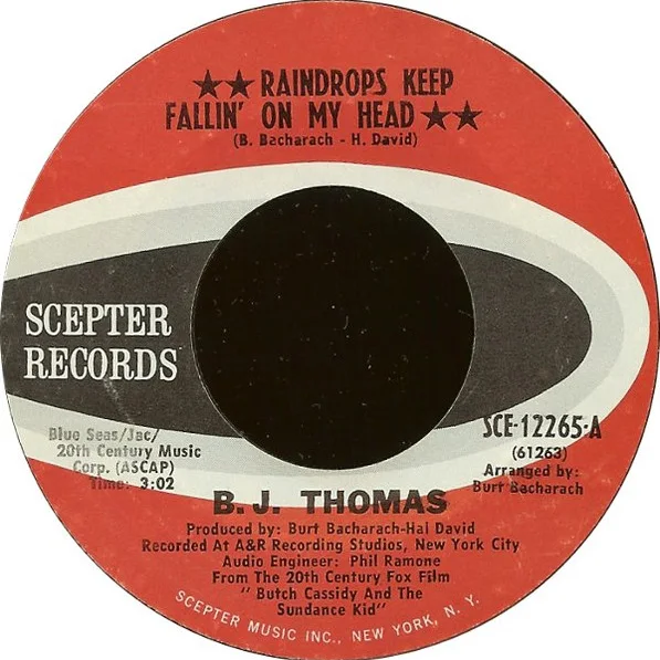 Cover of Raindrops Keep Fallin' On My Head