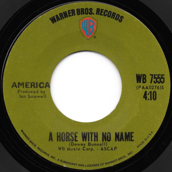 Cover of A Horse With No Name