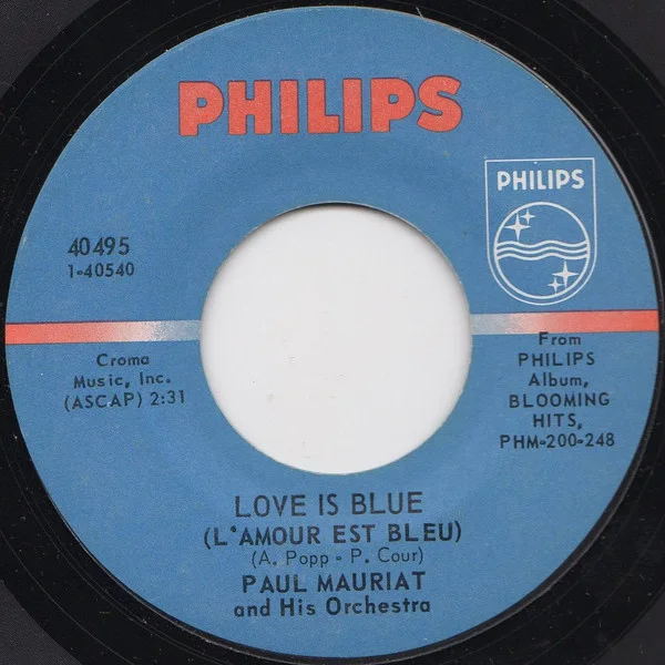 Cover of Love Is Blue (L'Amour Est Bleu) / Alone In The World (Seuls Au Monde)
