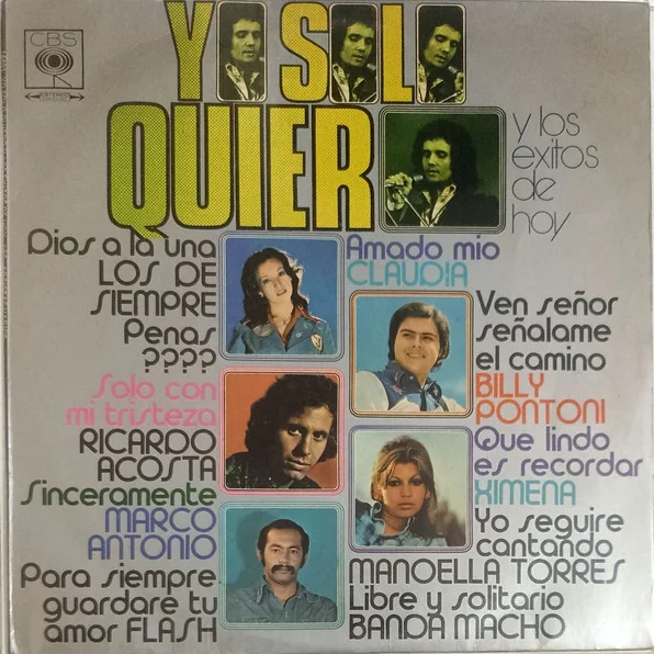 Cover of Yo Solo Quiero Y Los Éxitos De Hoy