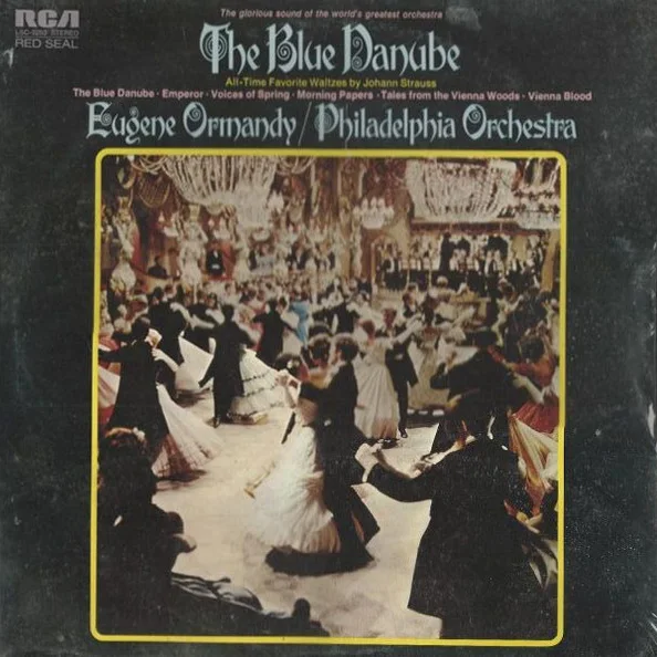 Cover of The Blue Danube - All Time Favorite Waltzes By Johann Strauss